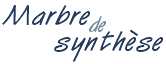 marbre de synthese